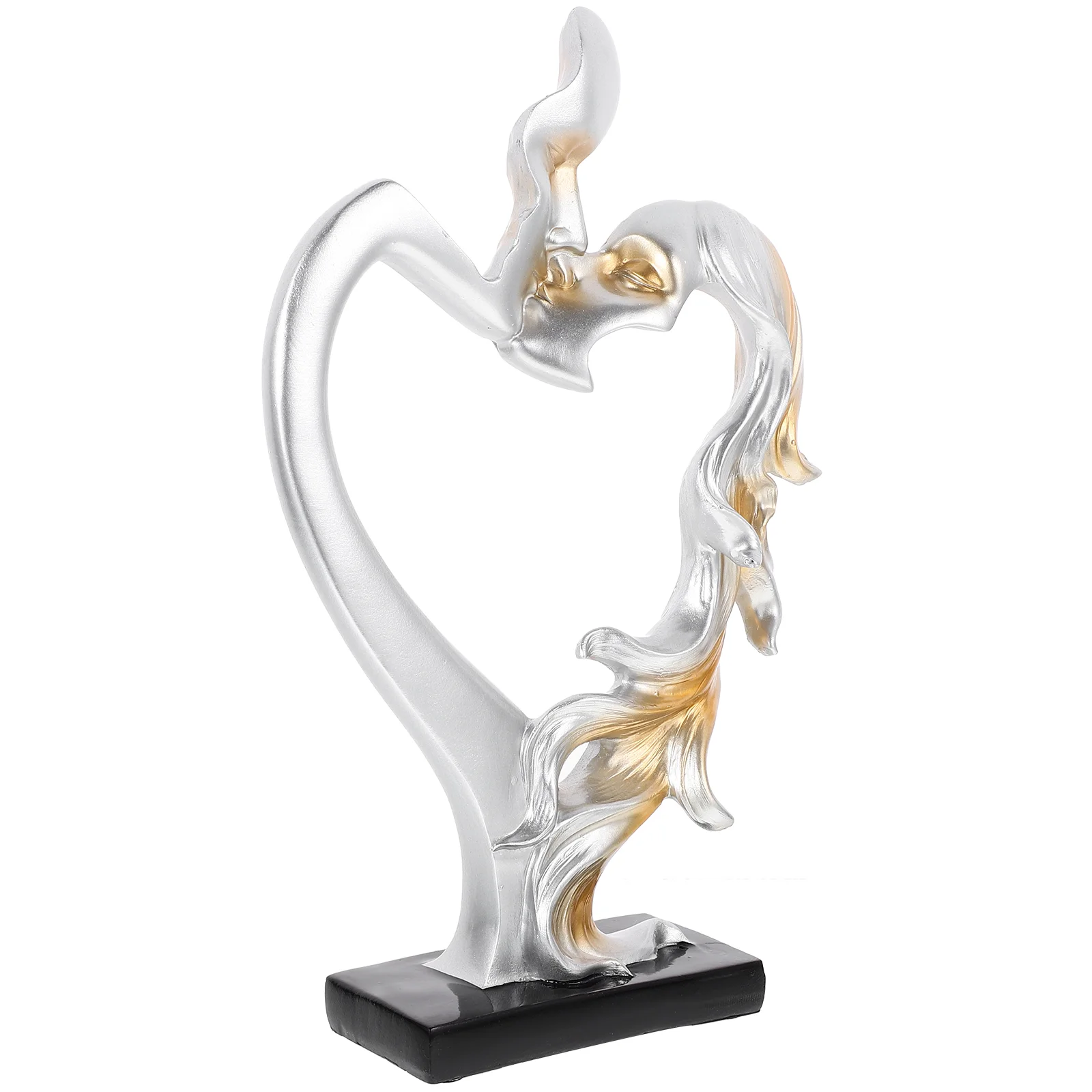 

Couple Ornaments Lover Sculpture Resin Crafts Statue Decoration Wedding Desktop