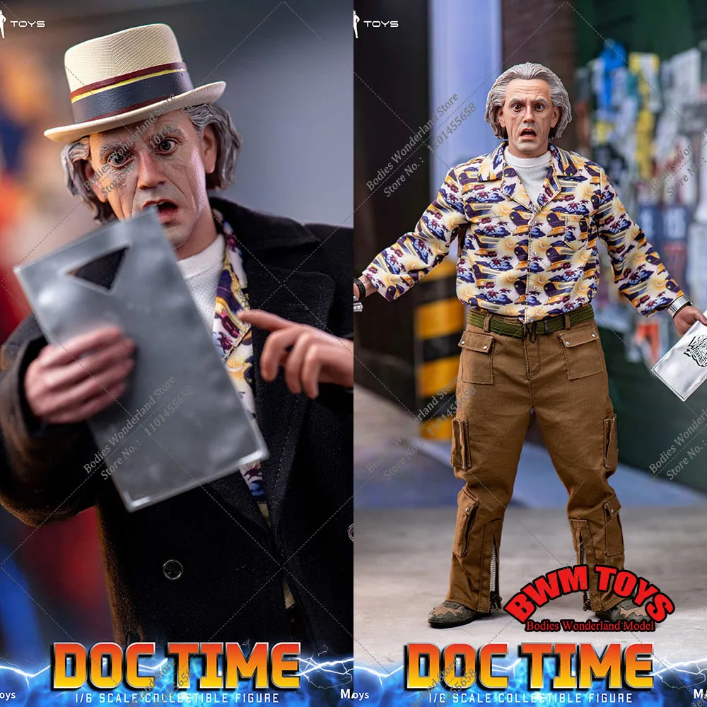 

Оригинальные игрушки Mars MAT021, масштаб 1/6, Коллекционная Фигурка Доктор времени, доктор Эмметт, коричневая 12-дюймовая Мужская Solider, экшн-фигурка с двойными головками