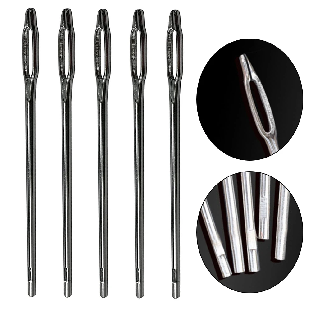 Car Split Eye Needle Tire Plug Tools 5PCS Auto Repair Hand Tools For T-Handle Tire Plug Tire Repair Tools