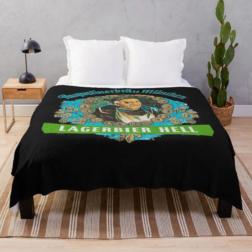 

Augustiner Munich Beer...Lagerbier Hell Classic Throw Blanket Luxury Throw anime Flannels Blankets