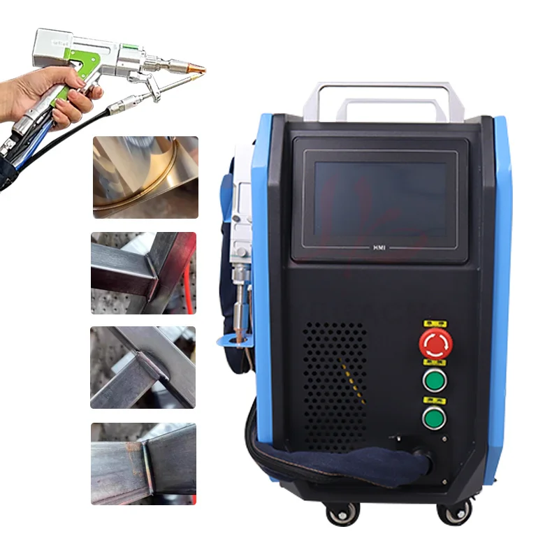 Air Cooled Handheld Laser Welder Machine 800W 1200W 3 in 1 Welding Cleaning Cutting Soldering Laser Welder Rust Removal Welding