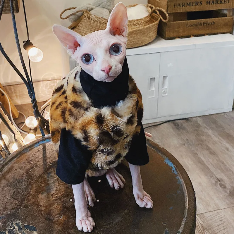 DOUJIN Hairless Cat Clothes Sphinx Devon Kenneth in Winter-XXXL