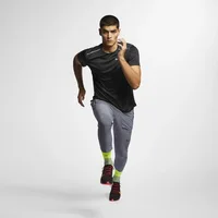 T-shirt d'entraînement à manches courtes et col rond Nike, séchage rapide, vêtements de sport AJ7566-010 5