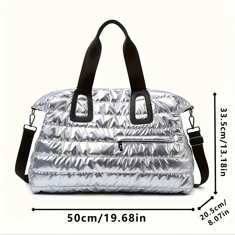 Large Capacity Women's Travel Bag Waterproof Nylon Fashion Shoulder Bag For Women Dry-wet Separation Fitness Bag Yoga