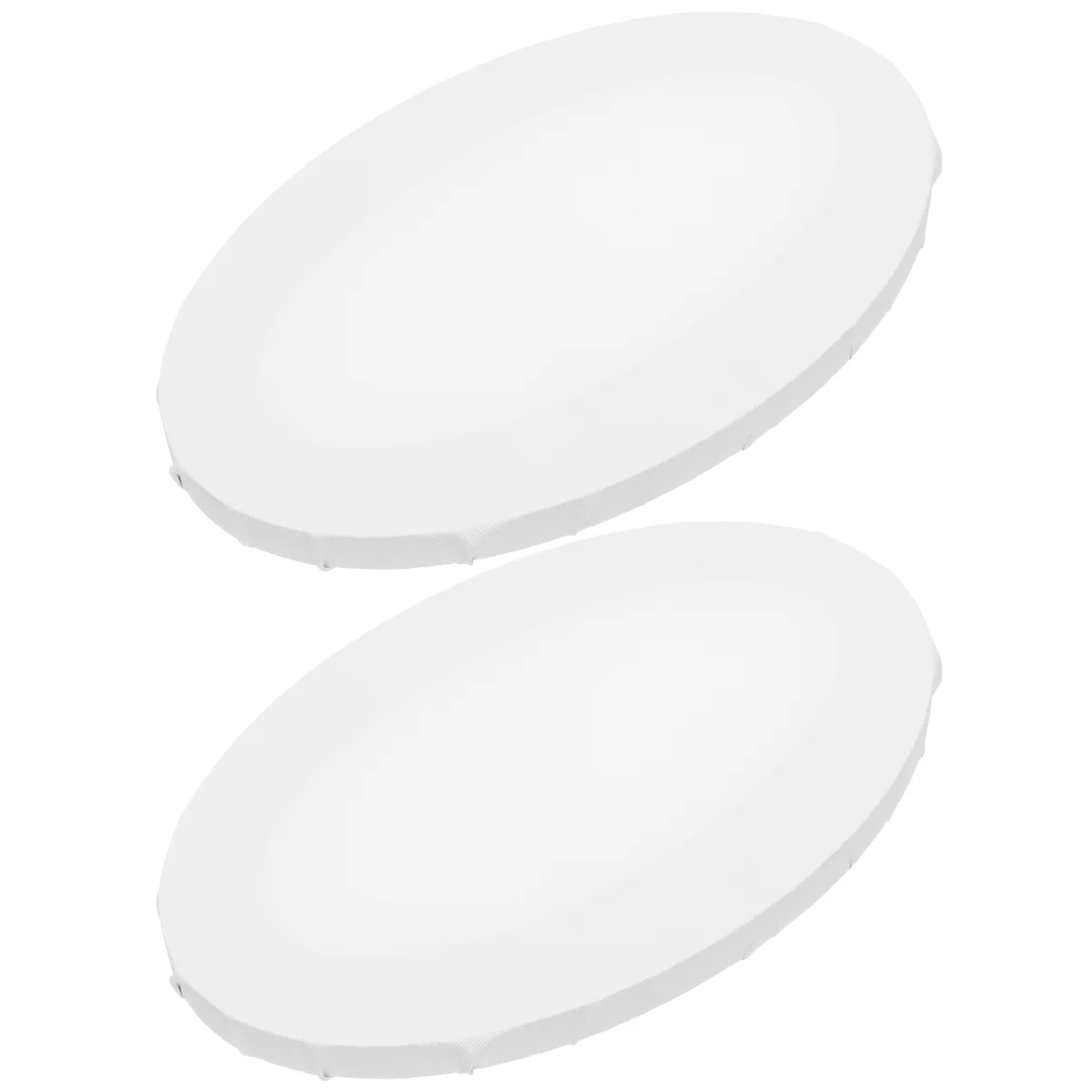 

Milisten Oval Canvas Panel Boards for Painting - 2 Pack, 30x40cm, Cotton Primed, Acid-Free, Ideal for Artists,