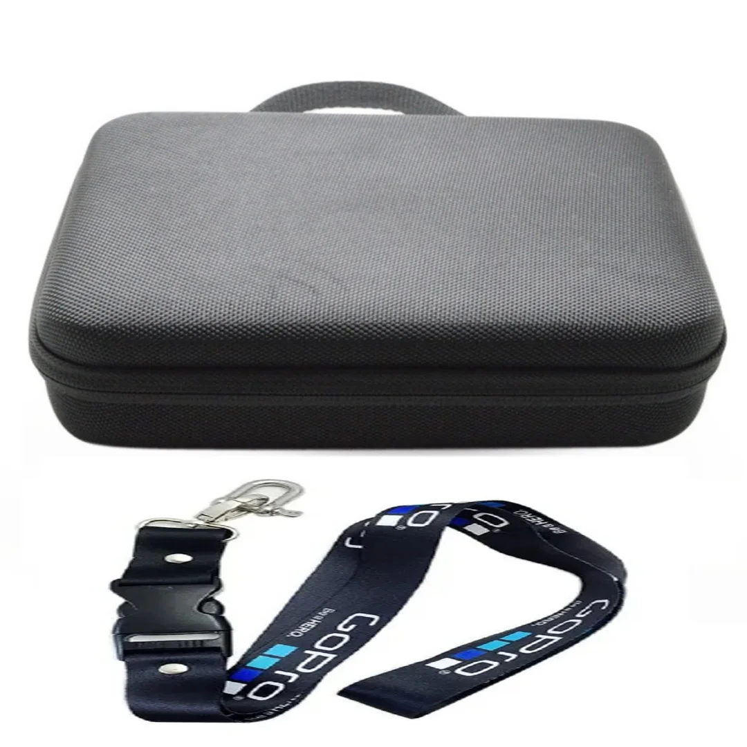 

Gopro Portable Box Camera Mini Bag Carrying Case EVA Storage Bag Lanyard for GoPro 11 10 9 Action Accessories