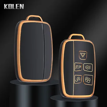 Fashion TPU Car Remote Key Case Cover Fob per Land Rover Range Rover Sport Evoque Freelander2 per Jaguar XF XJ XJL XE C-X16 XK - Fashion TPU Car Remote Key Case Cover Fob per Land Rover Range Rover Sport Evoque