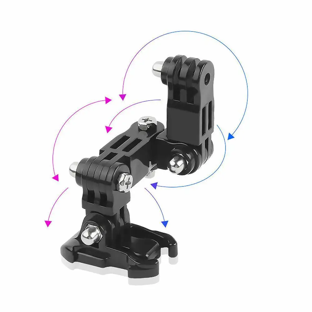 Curved Adhesive Arm For Action Camera Helmet Mount