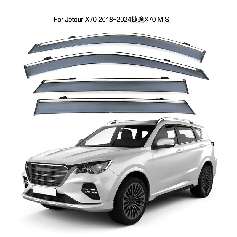 High Quality Window Visor For Jetour X70 Plus-Weather Deflectors Rain Guards Sun Shade