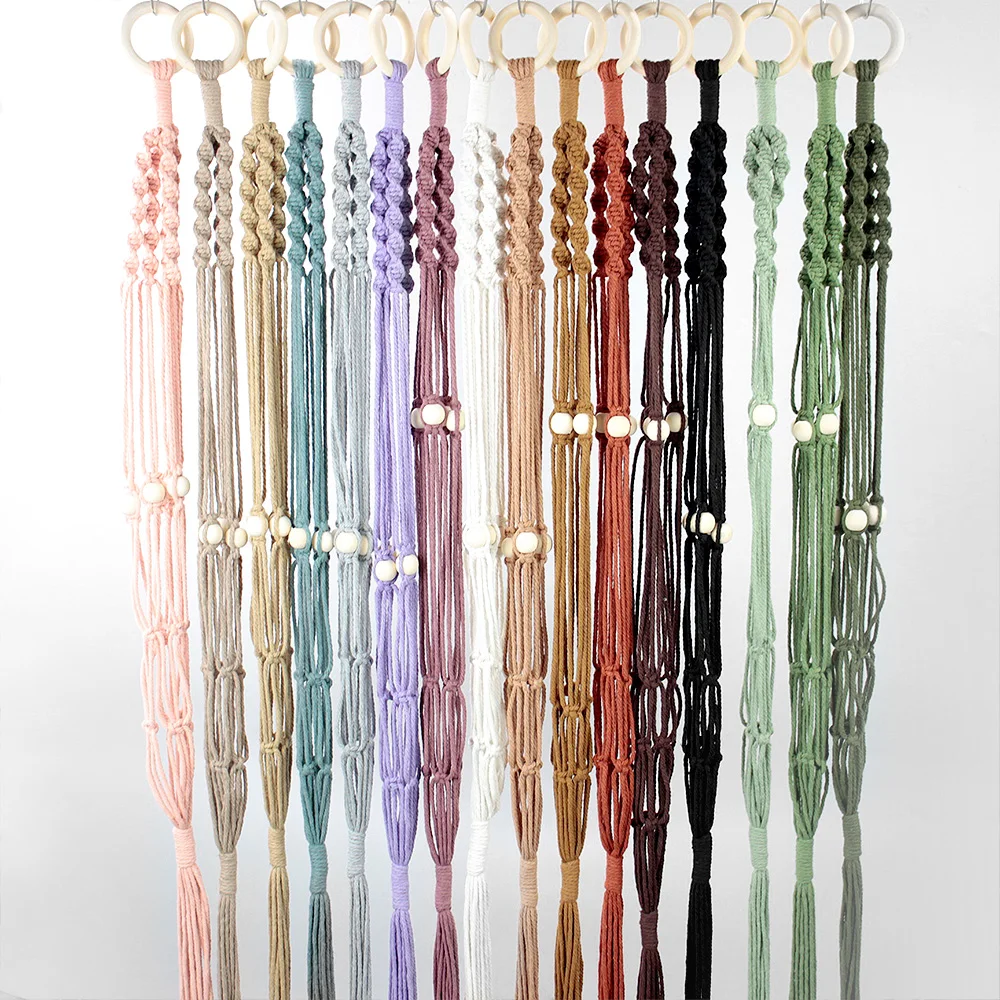 Macrame Hanging Plant Basket Kit 4