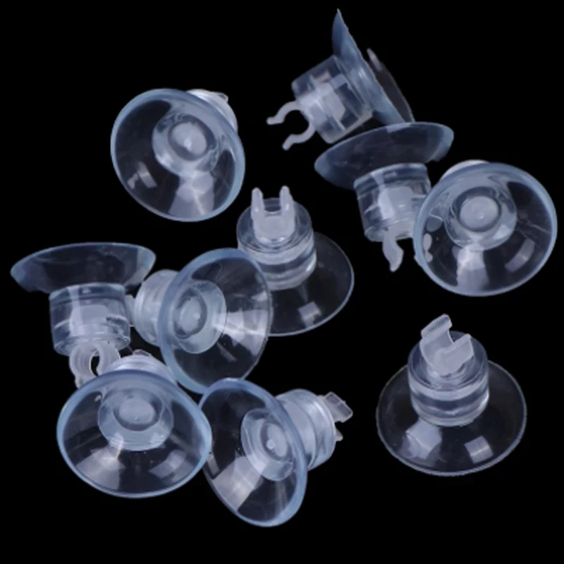Aquarium Suction Cup Air Tube Holder 10-50 Pcs for Fish Tank Pump Oxygen Air Tube Fixing Clip 4/5mm Accessories aquarium accessories aquarium suction cup aquarium clip holders aquarium hose holder rubber suction cup holders aquarium clip holder