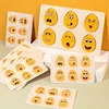 Facial Expressions Eggs Multiple Game Modes Wooden Easter Eggs Montessori Toy Emotion Puzzles Early Education for Boys Girls 2