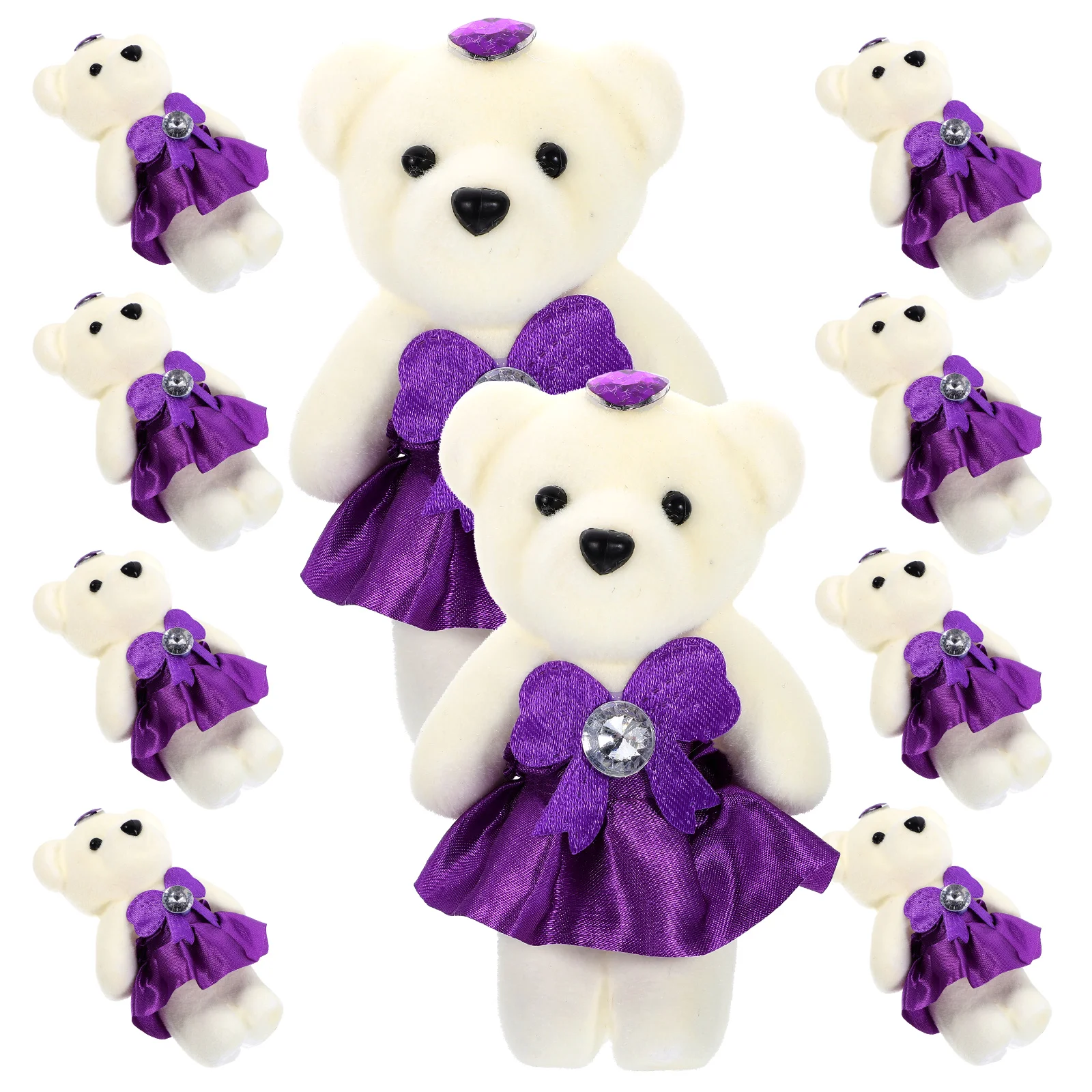 

10 Pcs Bear Wedding Ceremony Decor Cartoon Bling Bedroom Cutainsforbedroom