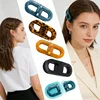 TK Magnetic Leopard Print&Transparent Hair Clips for Women Fashion Non-Slip Strong Hold Hairpins Ideal for Daily Wear & Parties