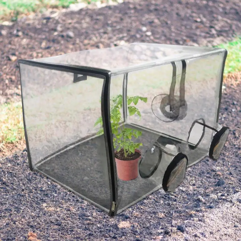 Mini Estufa Portátil Para Jardim Estufa Transparente Cobertura De