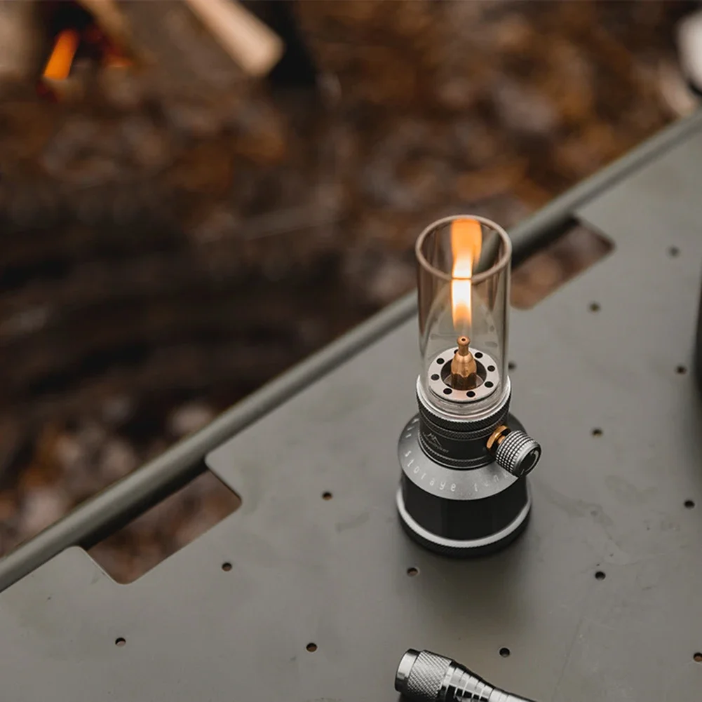 Lamp Gas Lantern Aluminum Alloy Camping Candlelight Kit Compact Extension Rod Functional Gas Lantern Practical 6