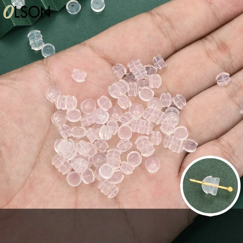 10 Bullets Plastic Ear Plugs Ear Plugs Accessories Transparent Studs Rear Rings Cap