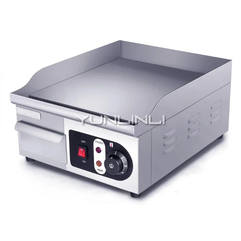 상업용 전기 철판 구이 장비, 스테인레스 스틸 스테이크 그릴 팬, EG360A 팬케이크 기계, 220v 