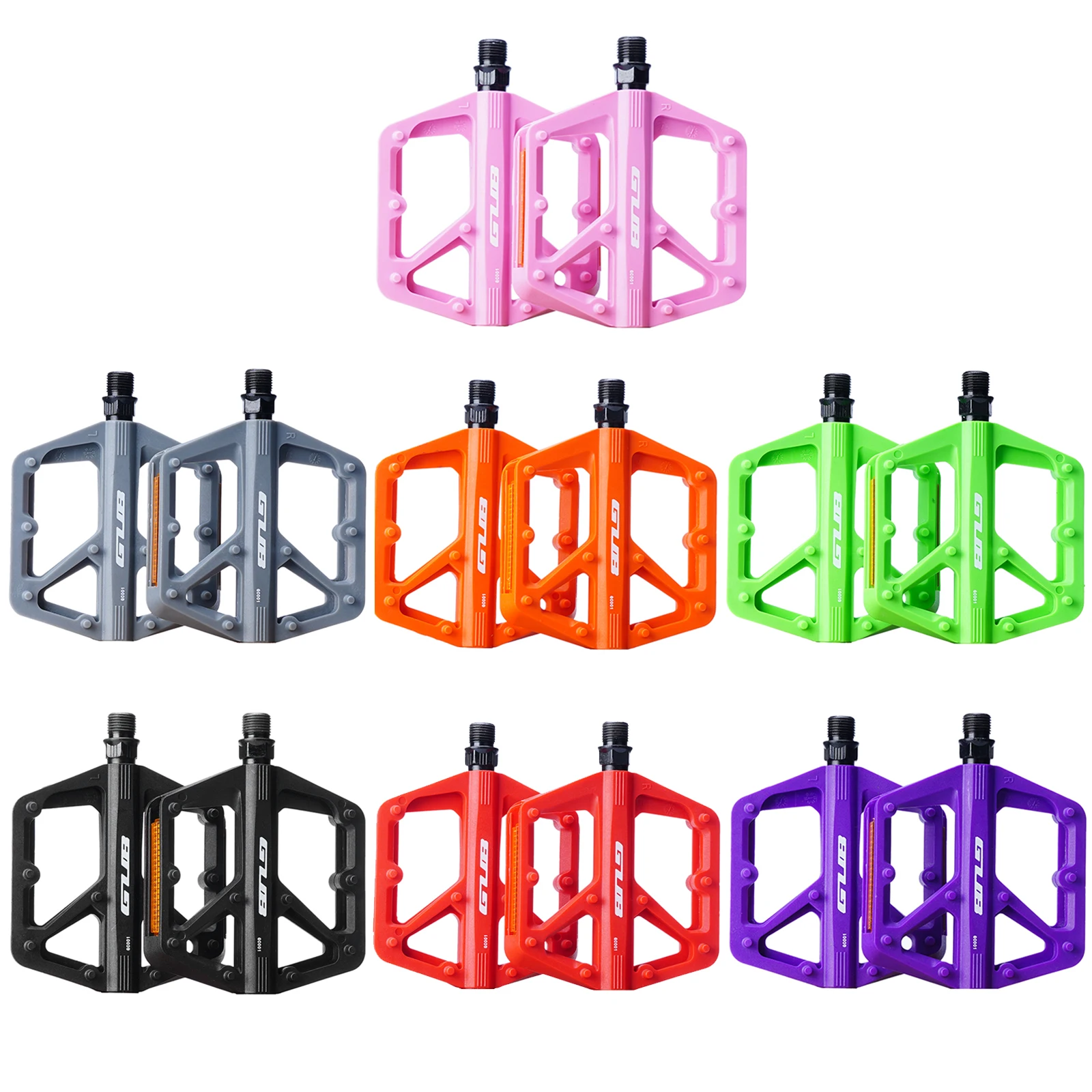 Fahrradpedale Plattformpedale Rutschfeste Mountainbike-Pedale Nylon-Lager Flachpedale für Mountainbikes – Detail 9