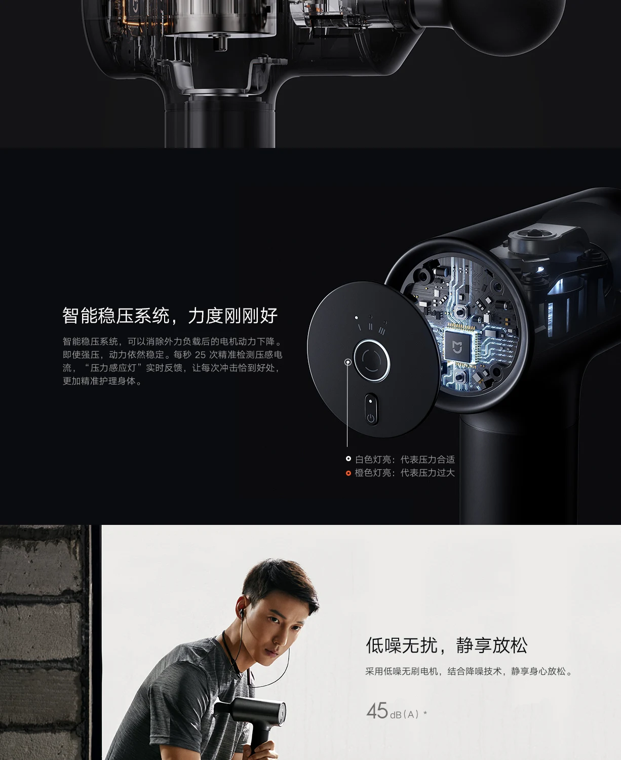 Xiaomi mijia マッサージガン Xiaomi Mijia マッサージガン電動ネックマッサージャースマート