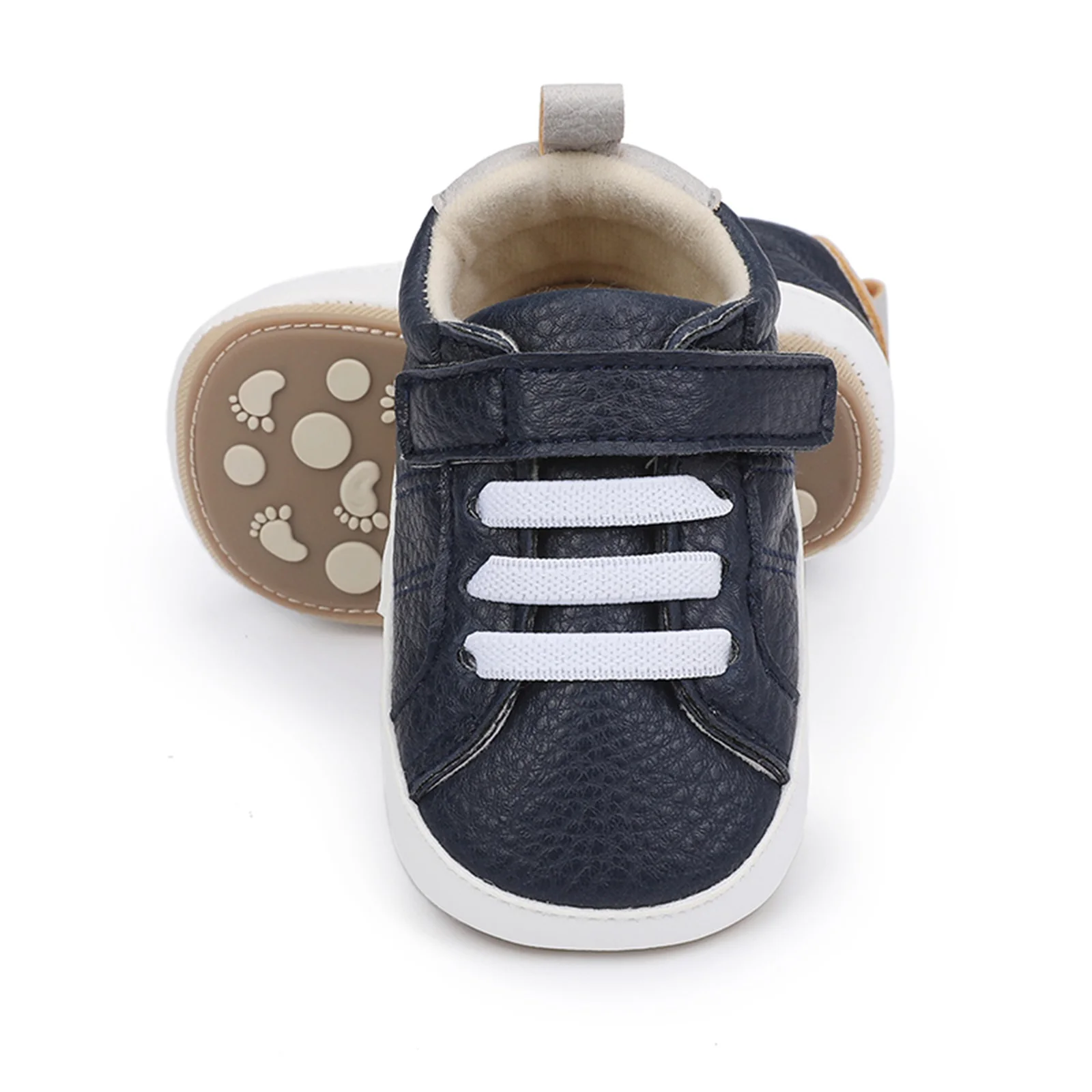 Infant Toddler Baby Girls Boys Casual Sneakers PU Leather Anti-Slip