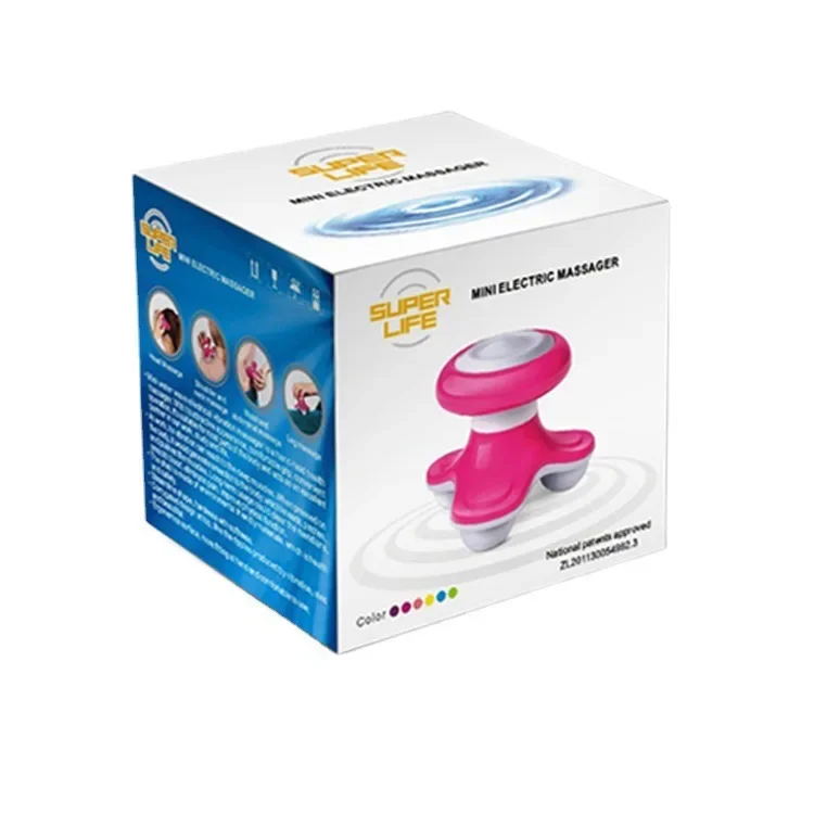 Neck Massager Mini Usb Battery Two-use Plastic Triangle Small Electric Usb Massage Tools Accessories