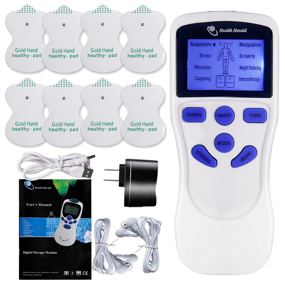 Electric EMS Muscle Stimulator Acupuncture TENS Electrostimulation Massager Low Nerve Digital Massage Therapy Electrostimulator