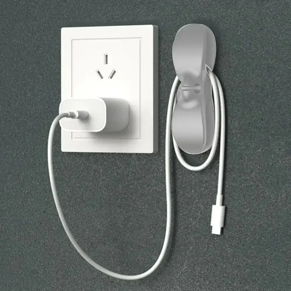 Kitchen Storage Wire Winder, Household Traceless Plug Fixed Power Cord Organizer, Wire and Cable Management, Home Storage Tools