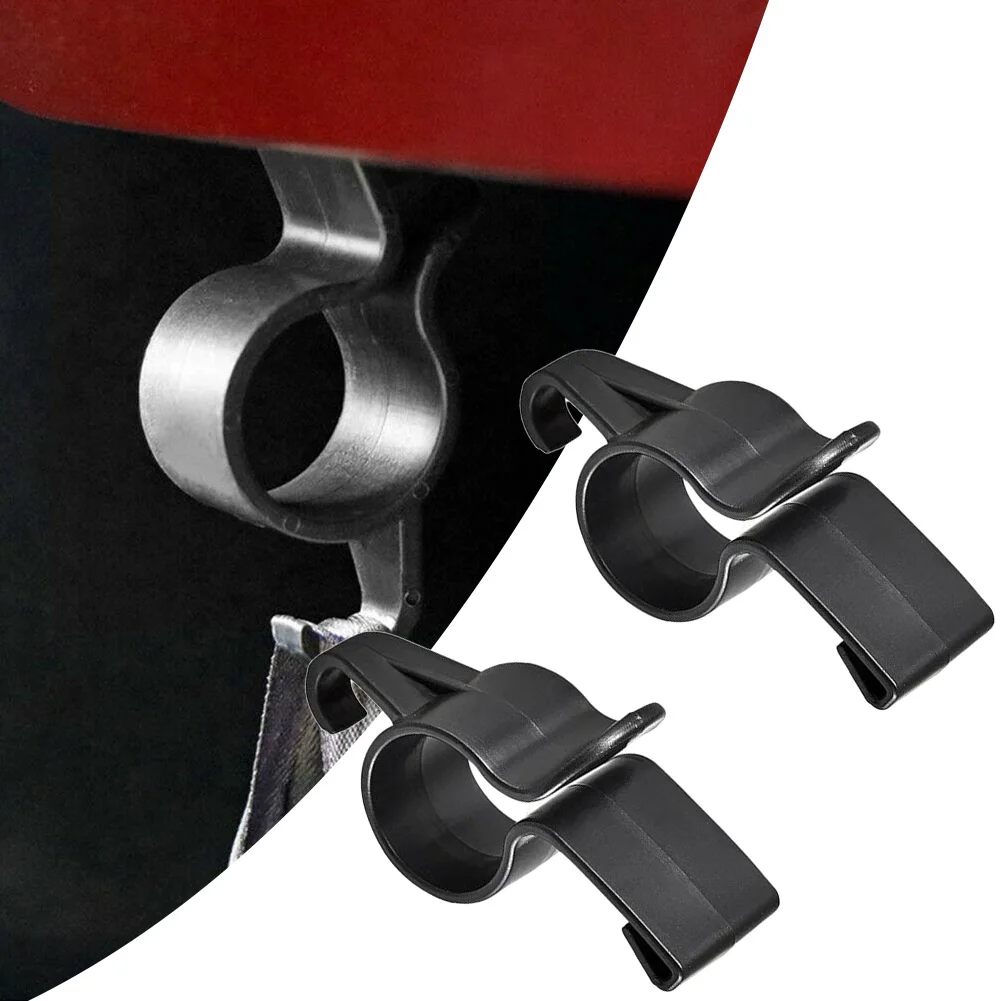 

Umbrella Hooks Car Trunk Hook Accessories Black 86x52x29mm Clip Hangers Interior PP Parts Replacements Brand New