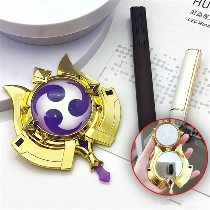 Novelty Anime Genshin Impact Cosmetic Mirror Wanderer Cosplay Props Eye
