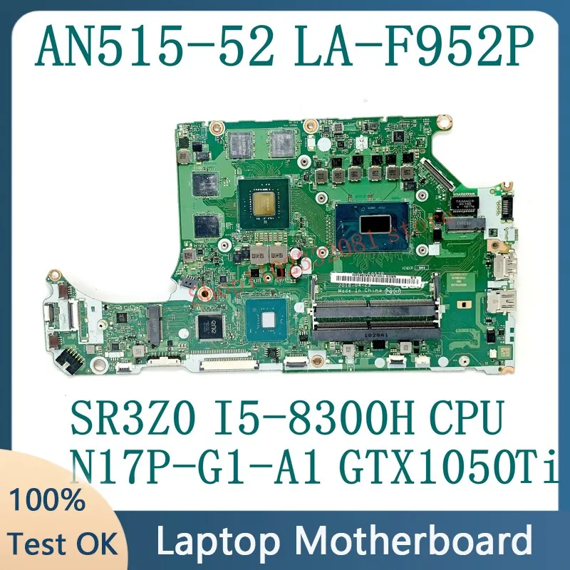 DH5VF LA-F952P For Acer Nitro AN515 AN515-52 Laptop Motherboard I7