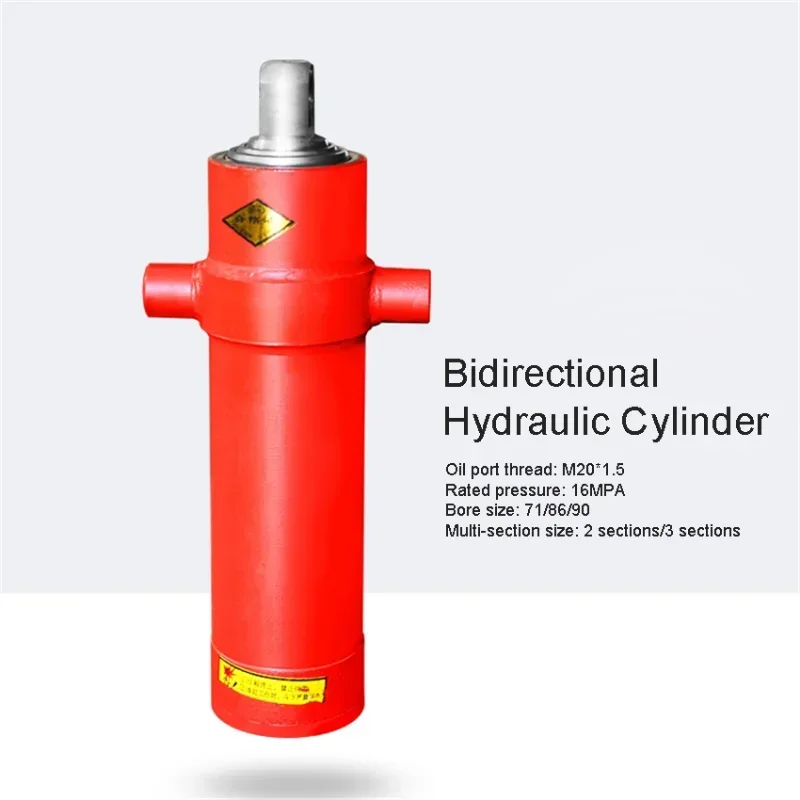

3TG-E71*750 One-way Multi-section Sleeve Type Hydraulic Cylinder Hydraulic Tool Agricultural Vehicle Retractable Top Accessories
