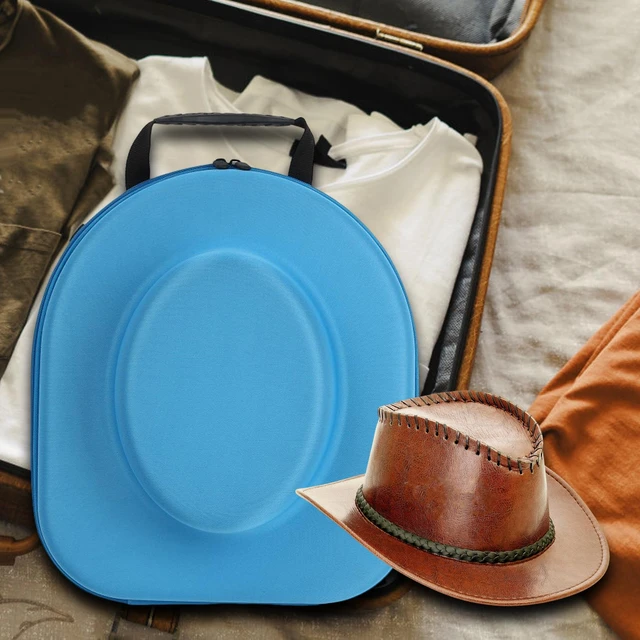 Travel Fedora Case Bucker/Baseball Hats Storage Box Adjustable