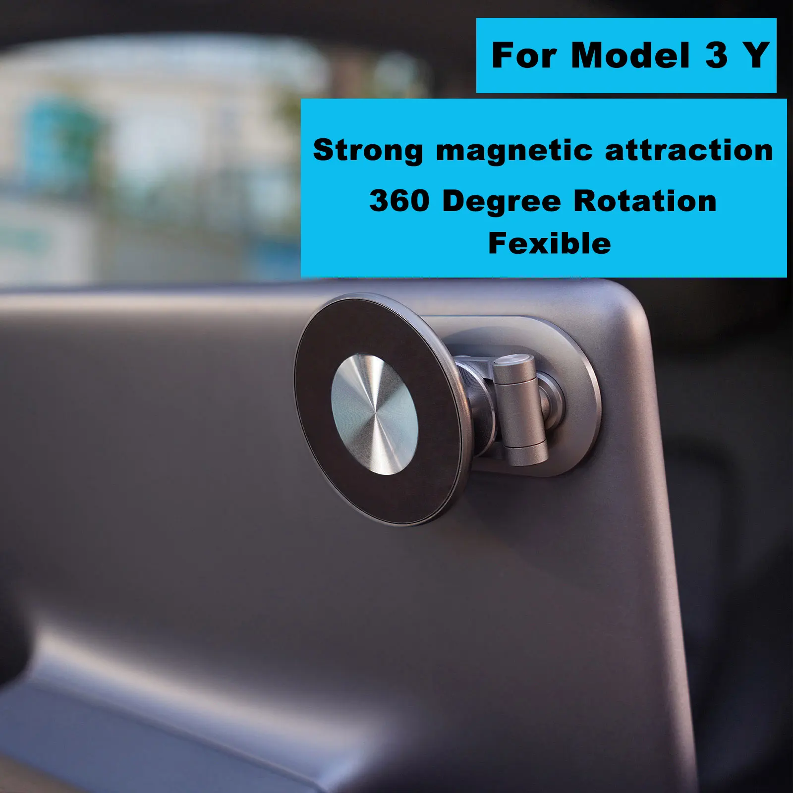 For Tesla Model 3 Model Y Model X Model S Hidden Magnetic Expansion Bracket  Phone Holder Car Accessories