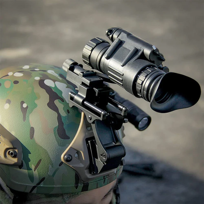 Gafas de visión nocturna militares para visión nocturna PVS-14, dispositivo  monocular de visión nocturna IR montado en la cabeza, telescopio para