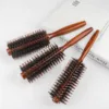 Salon dedicated Hair Brush Boar Bristles Anti-Static for Hair Blow Drying Styling Curly Barber Comb 5