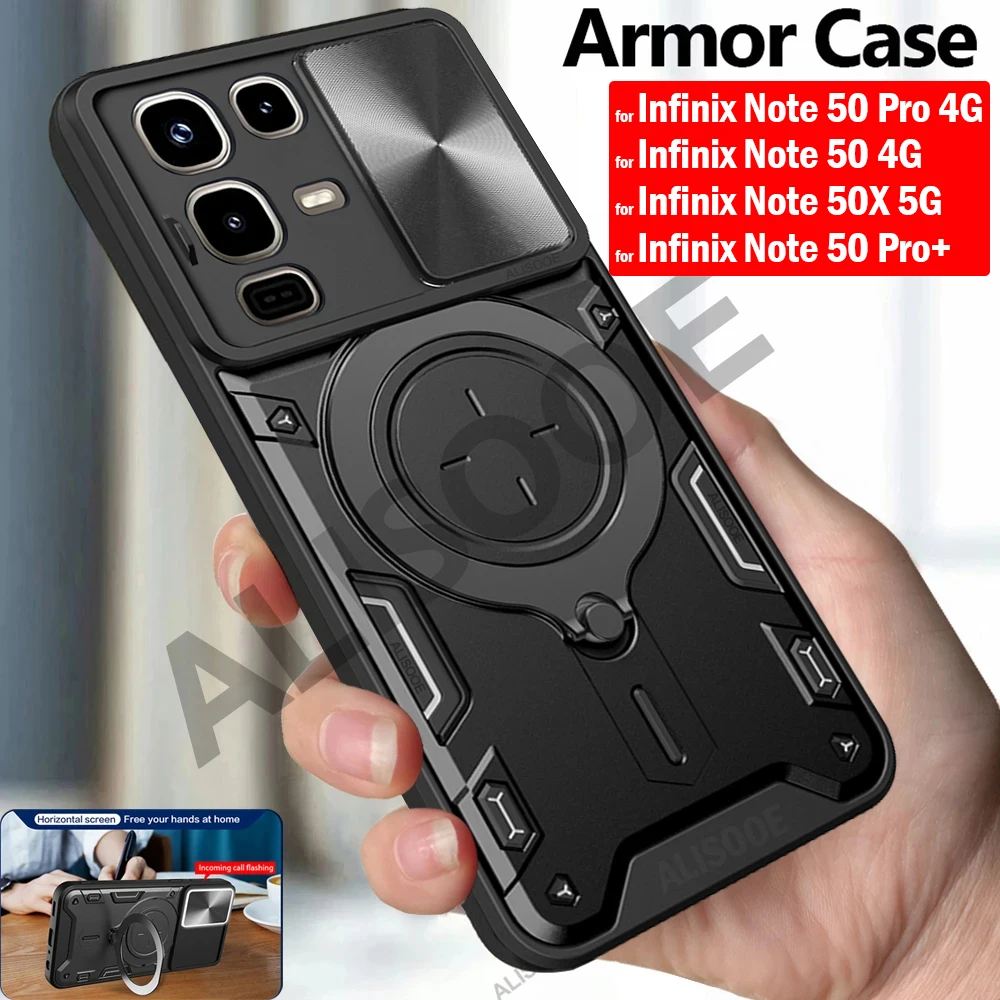 Slide Camera Ring Stand Protective Cover with Stand Feature