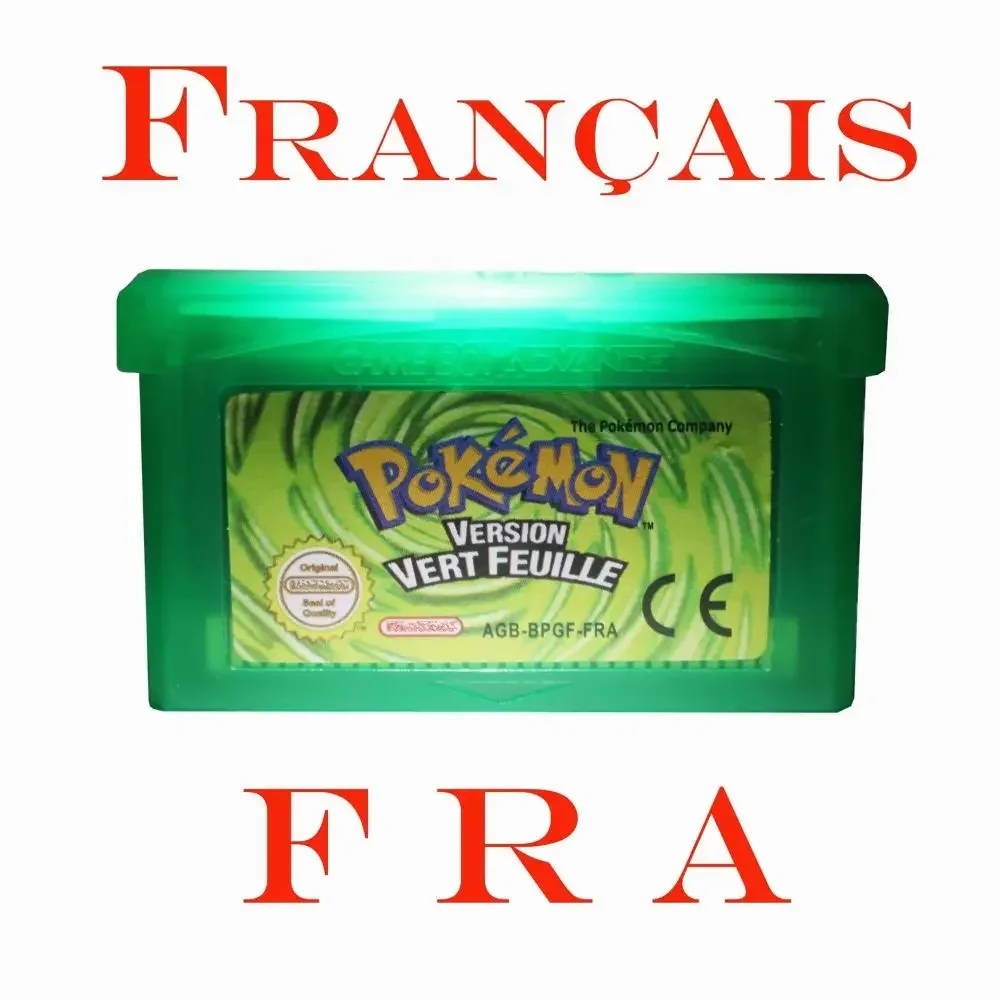 포켓몬 시리즈 다국어 비디오 게임 카트리지 콘솔 카드, 포켓몬 에메랄드 루비 파이어 레드 리프 그린 사파이어, BA 게임, 32 비트  - AliExpress