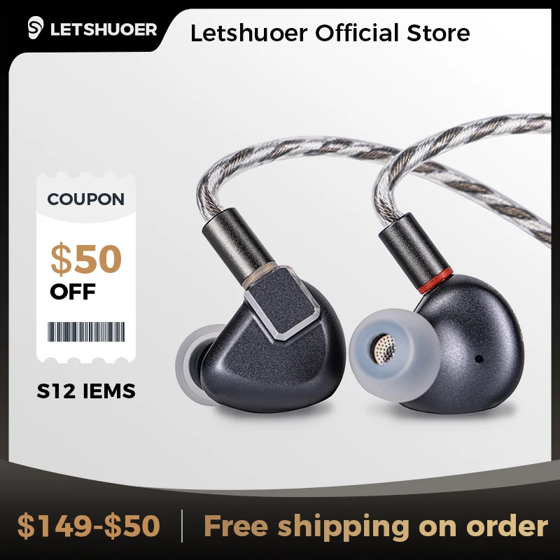 Letshuoer S12 | High Quality Wired Headphones Planar