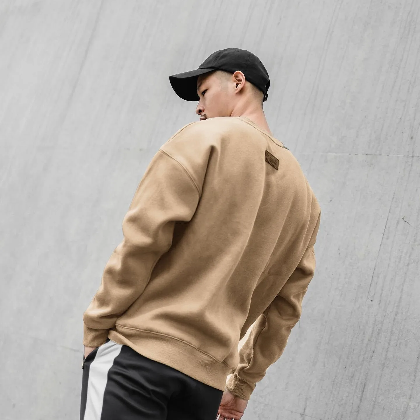 Trendy Brand Long Sleeved Round Neck Loose And Thickened Hoodie For Men's Brothers Autumn And Winter Sportswear