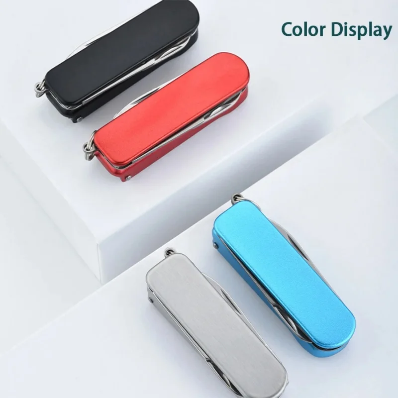 Multi-purpose Nail Clipper Kit Manicure Tools Folding Stainless Steel Quality 5-In-1 Multifunctional Nail Clippers Keychain