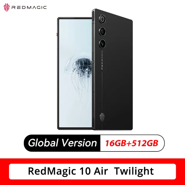 Global Version RedMagic 10 Air Gaming Phone Lightweight design 6.8
