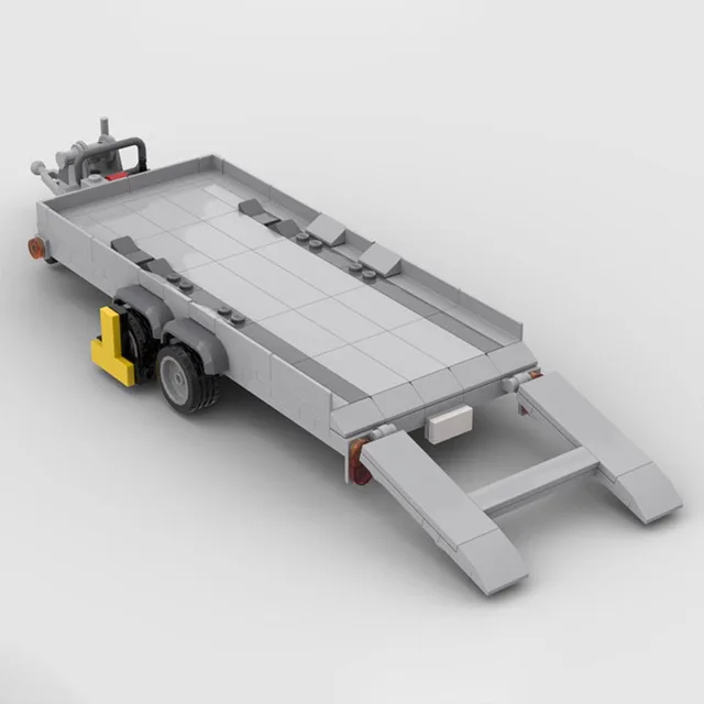 MOC-158848 with Vehicle, Trailer, Truck, Assembly, Splicing Building Block Model, MOC Creative Kids Building Block Toy 4