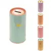 1Pcs Cute Animal Print Creative Gift Saving Bank Money Box Tin Coin Cartoon Zoo Piggy Bank Kids Room Home Decor 6