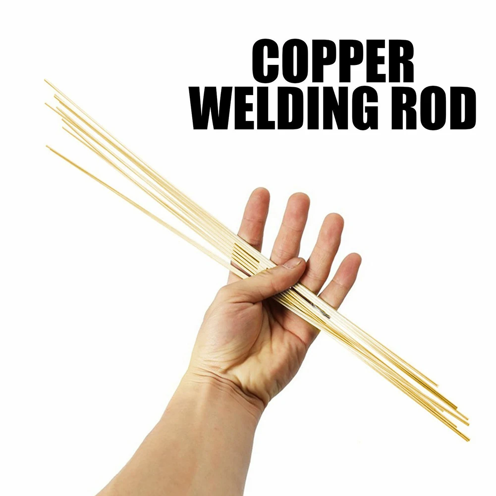 10pcs Welding Brazing Rods Low Temperature Brass Soldering Tool Weld Flux Wel Ding Wire Wel Ding Rods Brass Electrode Welding welding rods