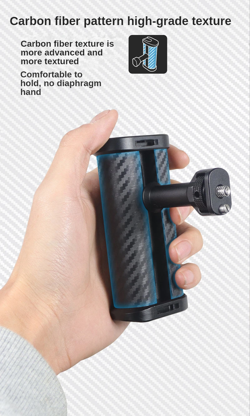 Description Picture 4 of itemM-REMOTE Mini Side Handle Handgrip with Dual 1/4 Screw Mount for Mirrorless Digital Camera DSLR Camera Cage Built-in Wrench
