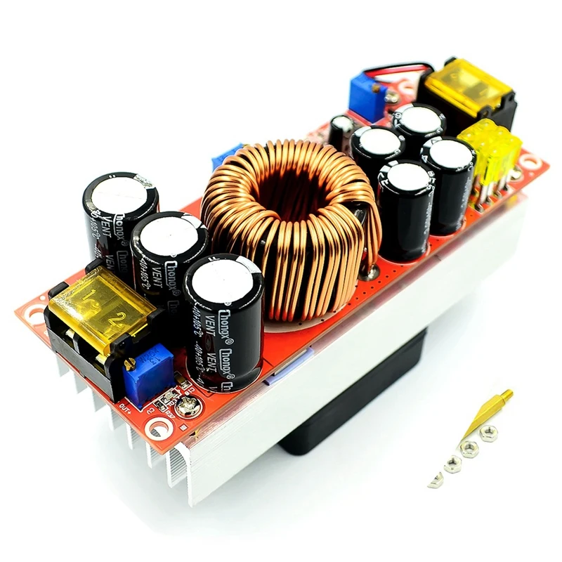Migliori Offerte 1500W Dc-Dc Convertitore Di Tensione Cv Boost Converter Step Up Modulo Regolabile Alimentatore Dc 12-60V A 12V-90V Regolatore