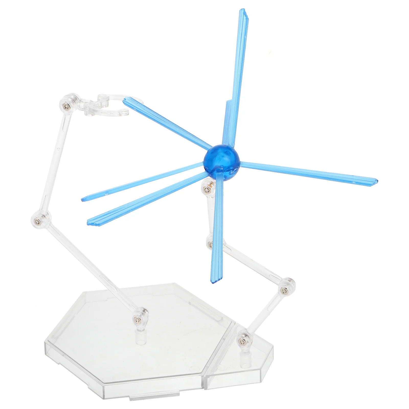 Action Figures Effects Display Stand Stop Motion Adjustable Accessories Blue Plastic