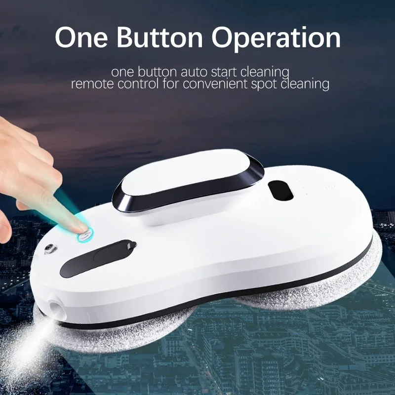Household Window Inserting Robot Automatic Water Spray Cleaning Robot Vacuum Cleaner With Remote Control Electric Window Wiper 3