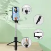 Portable Bluetooth Selfie Stick Tripod Holder with Remote Shutter Fill Light Extendable Wireless Remote Retractable Phone Stand 6